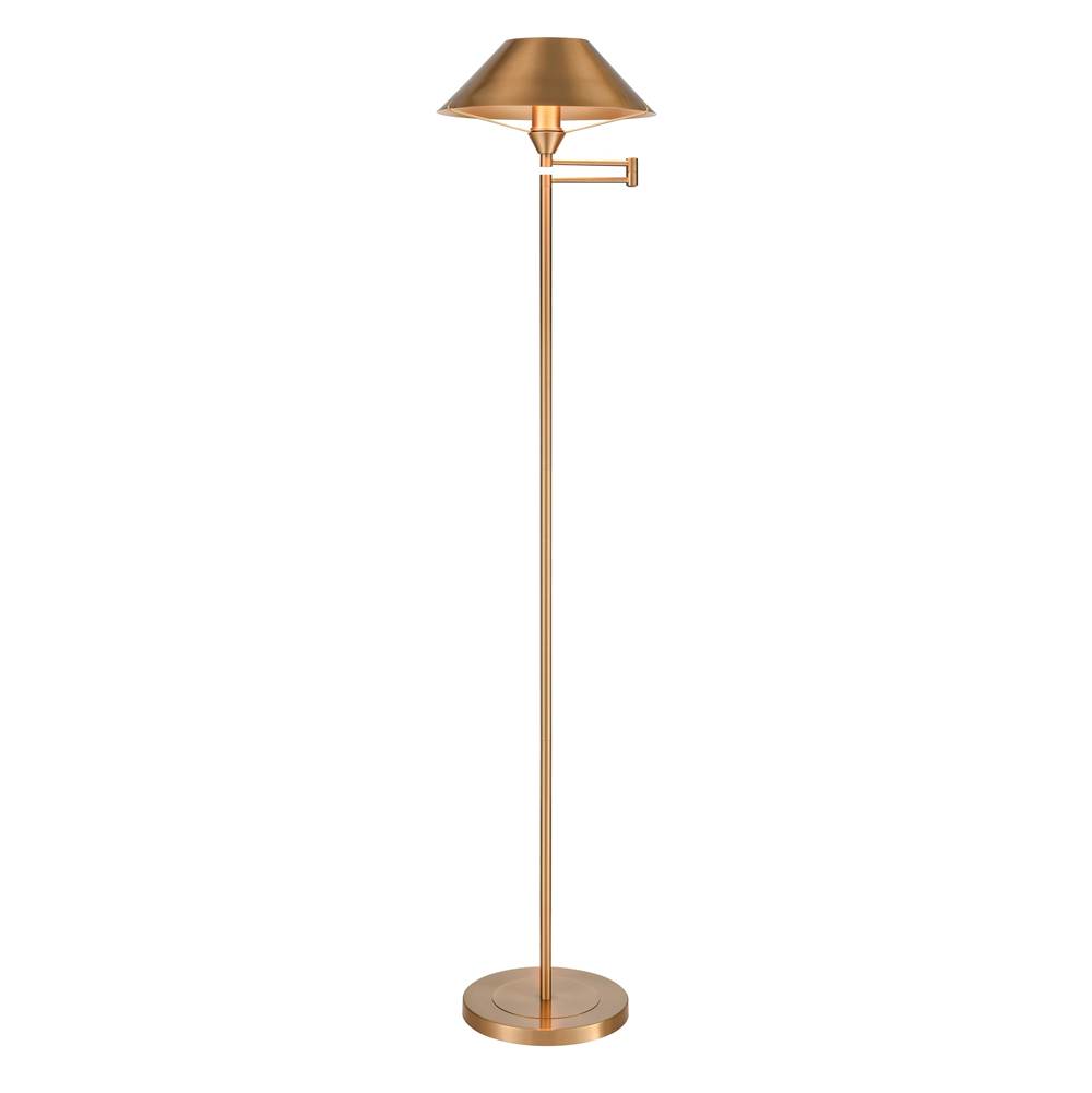 Elk Home Arcadia 63'' High 1-Light Floor Lamp - Aged Brass