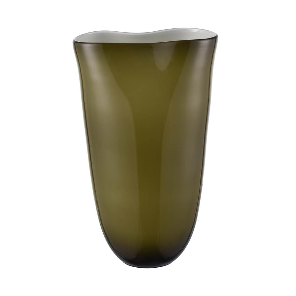 Elk Home Braund Vase - Olive