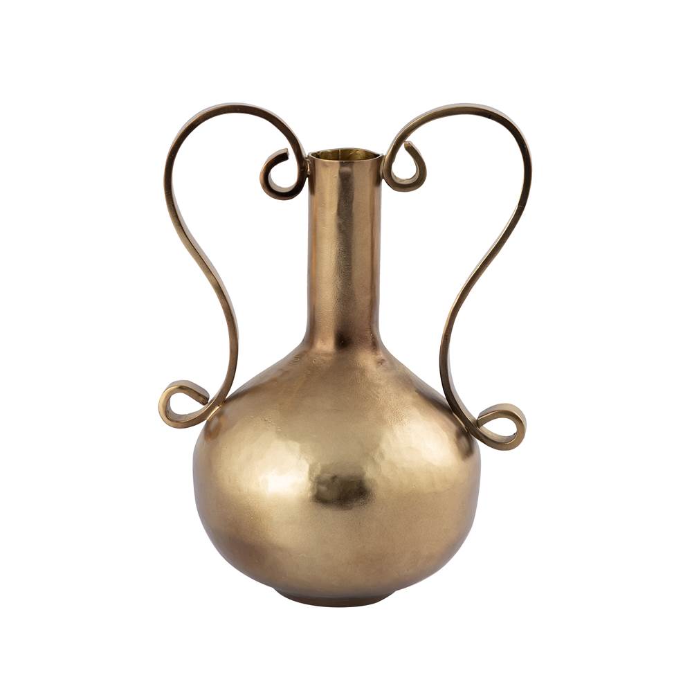 Elk Home Shaffer Vase - Small Brass