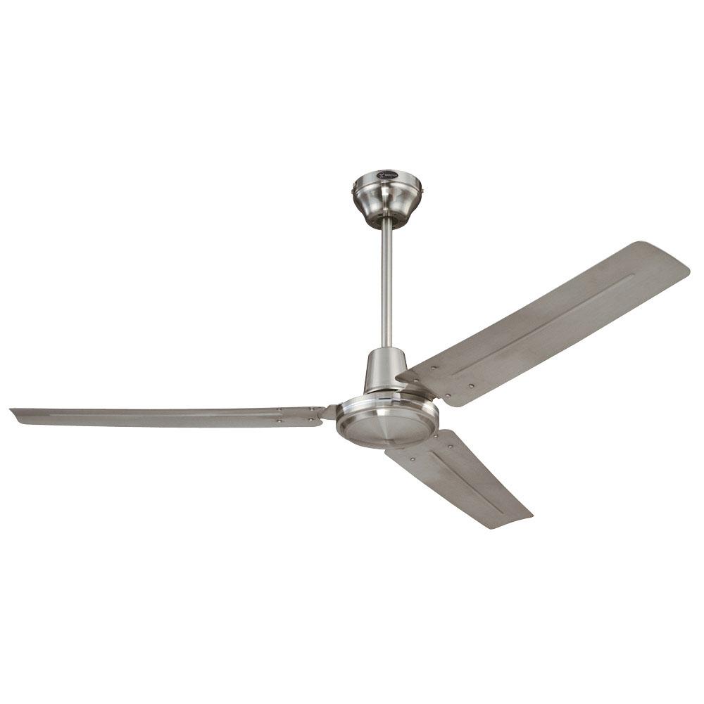 Westinghouse Westinghouse Lighting Jax 56-Inch 3-Blade Brushed Nickel Indoor Ceiling Fan, Wall Control Included